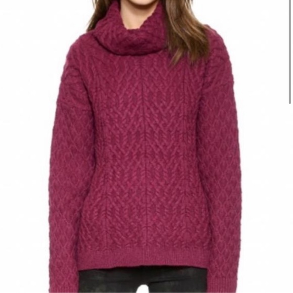 FOR LOVE AND LEMONS KNITZ TURTLENECK SWEATER TOP XS - Picture 2 of 7